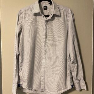 Hugo Boss fitted dress shirt size M